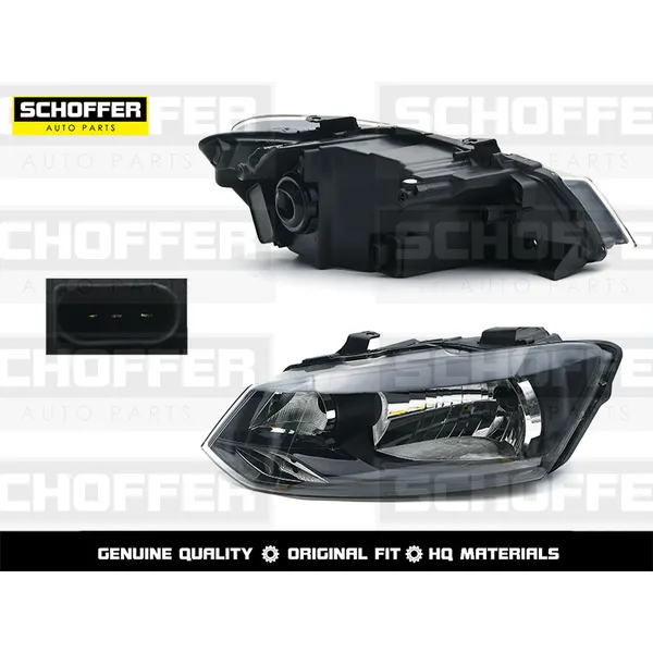Фара левая Volkswagen Polo sedan 10-20 SCHOFFER SHF12000