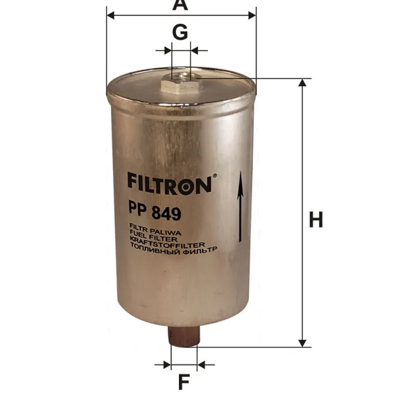 Фильтр топливный FILTRON PP849