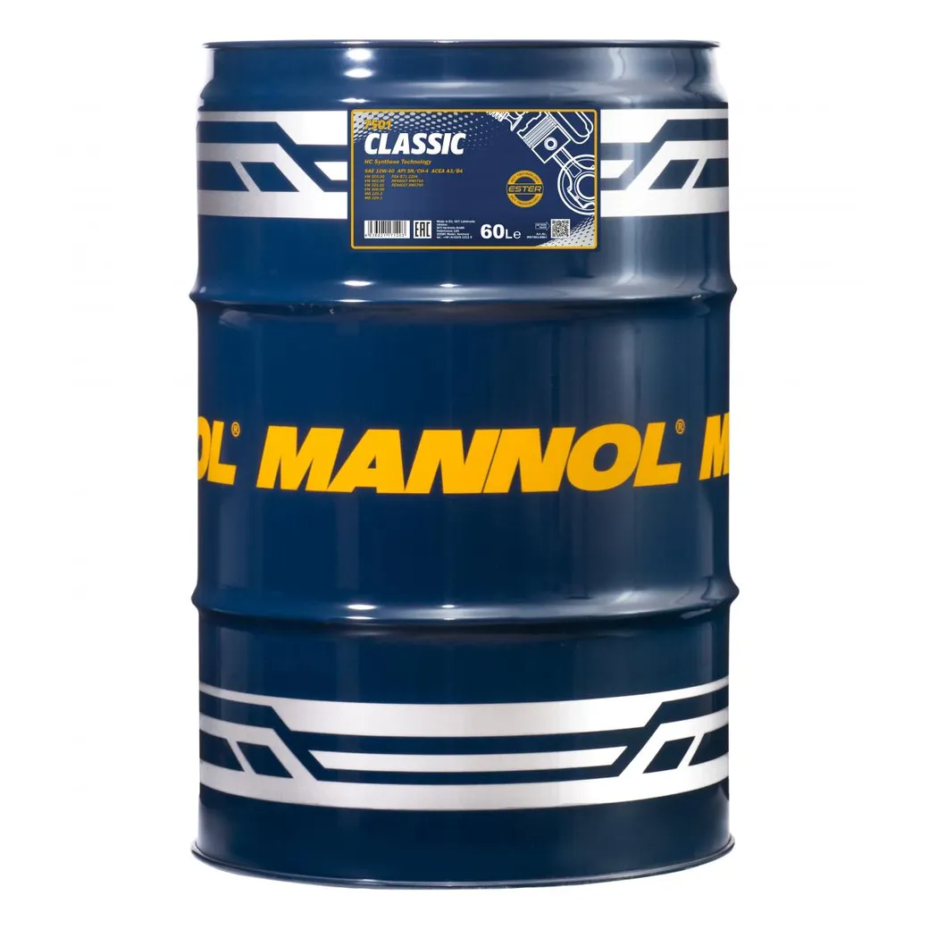 Масло моторное MANNOL Classic 10W-40 полусинтетическое 60 л 1103