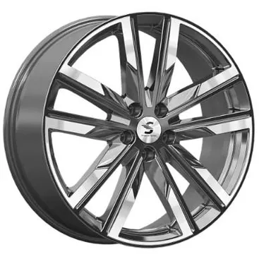 Диск литой R20 8J 5x108/65.1 ET36 КИК КР014 Diamond Gloss Graphite 79386