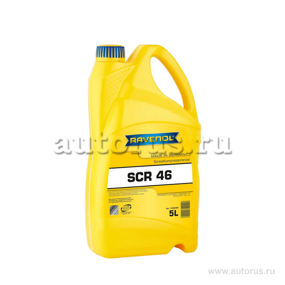 Компрессорное масло RAVENOL Kompressorenoel Screw SCR 46 ( 5л) new 1330305-005 (4014835757257)