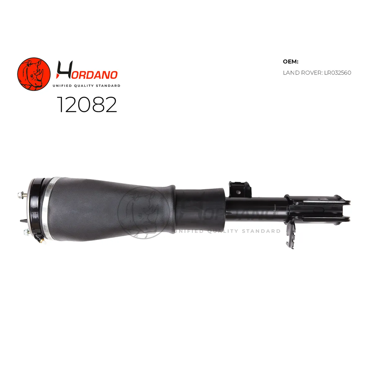 Передний пневматический амортизатор правый LAND ROVER Range Rover L322 (2002-2012) Hordano 12082