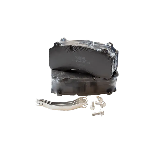 Колодки тормозные дисковые КАМАЗ 4308 (Haldex 95566), RENAULT, VOLVO (29181) SORL HM4803+AK004