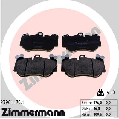 SBB Porsche ZIMMERMANN 23961.170.1
