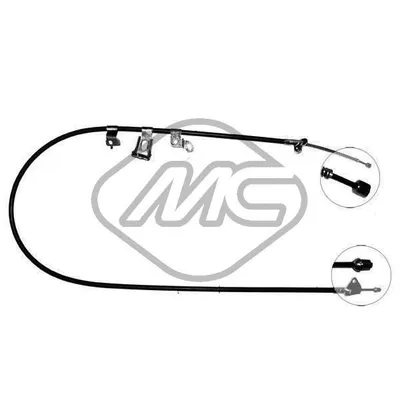 Трос ручника TOY YARIS ALL SX-LH Metalcaucho 83471