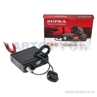 Радиостанция SUPRA VRS-300, автомобильная, CB 27 мГц, , Max Вт SUPRA VRS-300