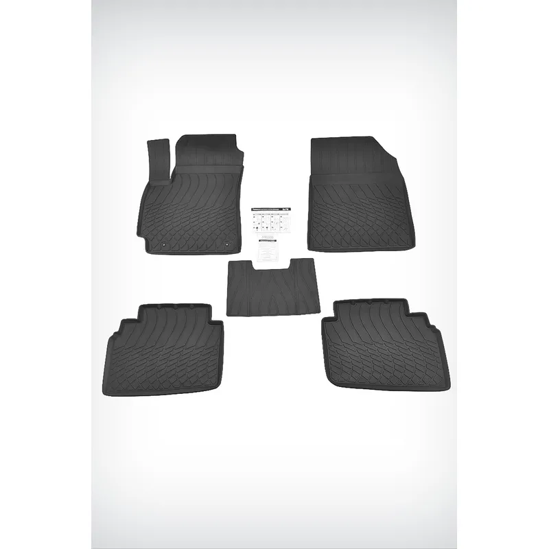 Коврики в салон резиновые серия Premium Kia Seltos SP2,SP21 2019- с крепежом COMFORT 25.02.509.L