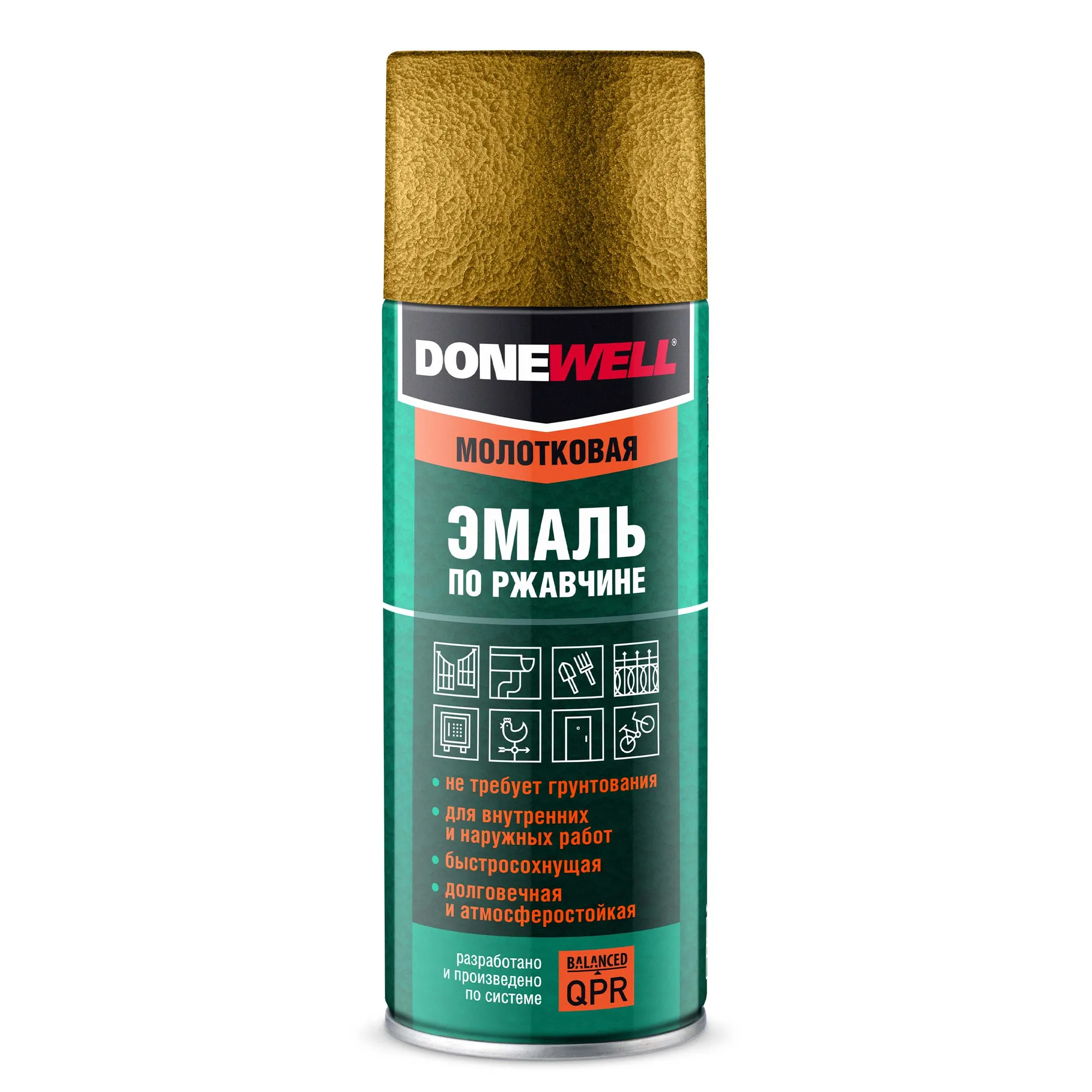 Эмаль DONEWELL молотковая по ржавчине бронзовая DONEWELL KERRY DW3006