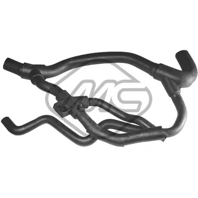 Патрубок радиатора REN CLIO II 1.9D Metalcaucho 08732