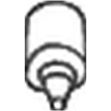 Буфер глушителя резиновый AD 80/90 BOSAL 255-806