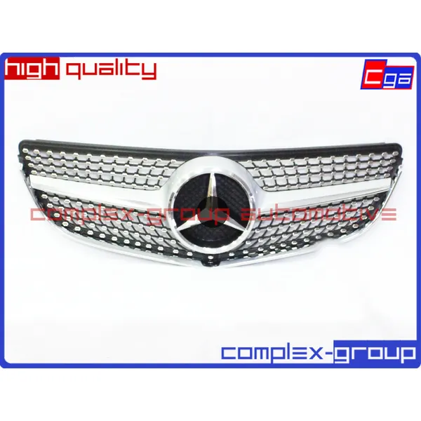 Решетка W207 14-16 Diamond Silver CGA 10GRL9907CRA