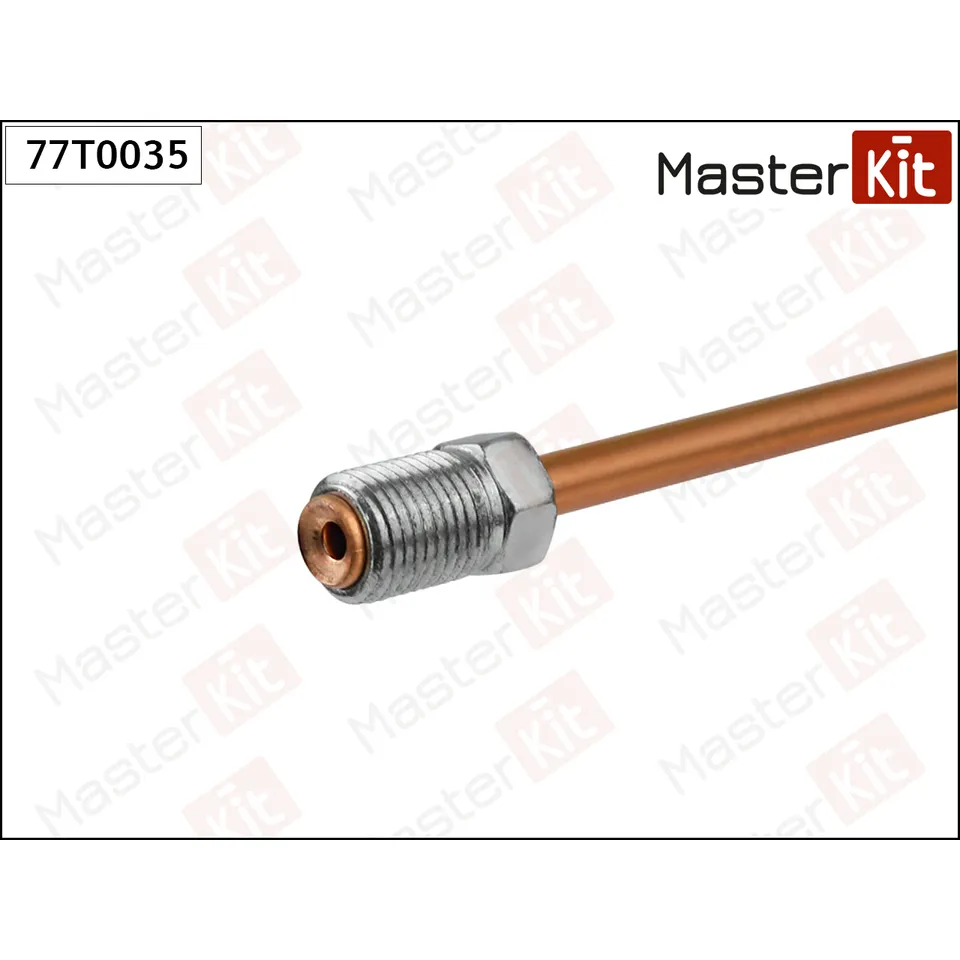 Трубка тормозная L=450mm MASTERKIT 77T0035