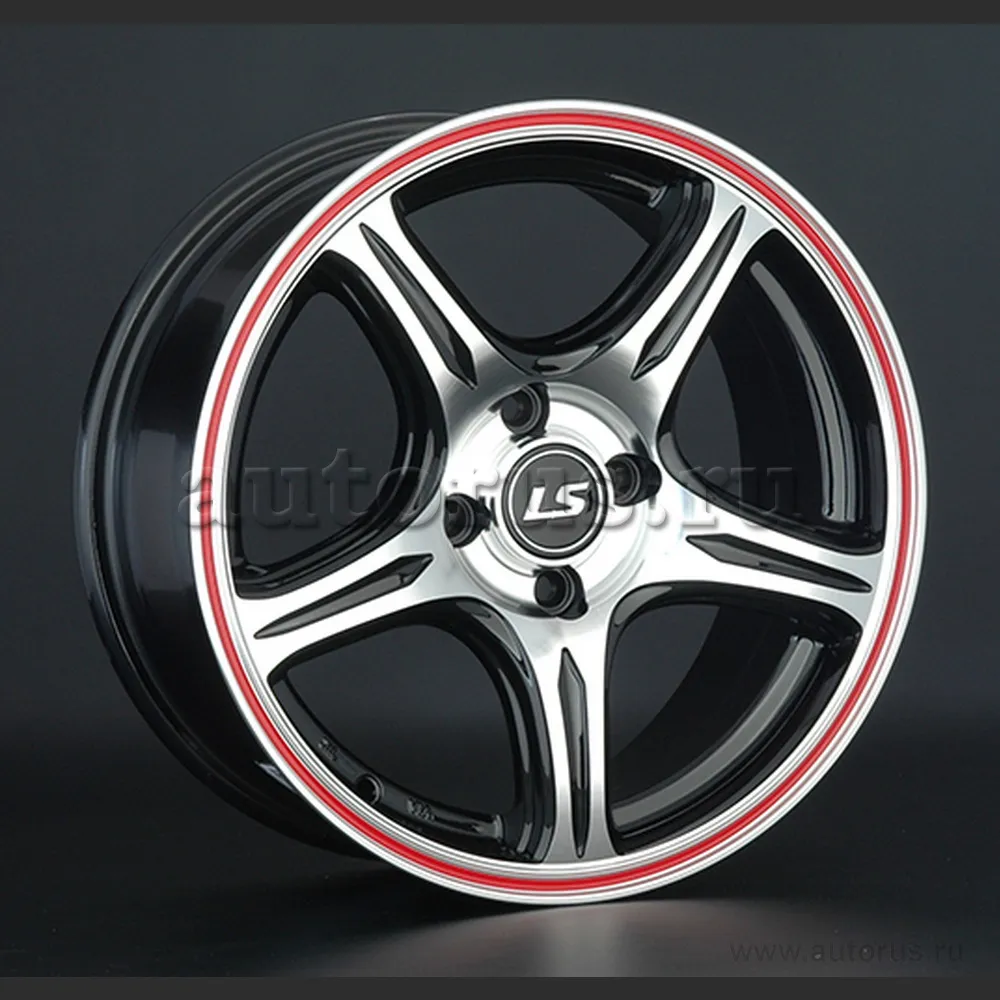 Диск литой R16 7J 5x114.3/73.1 ET40 LS 319 BKFRL S024093
