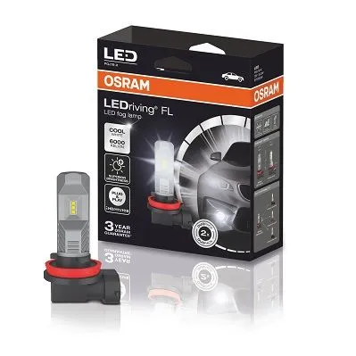 Лампа светодиодная 12V H8/H11/H16 8,2W PGJ19-1 OSRAM 2 шт. картон 67219CW