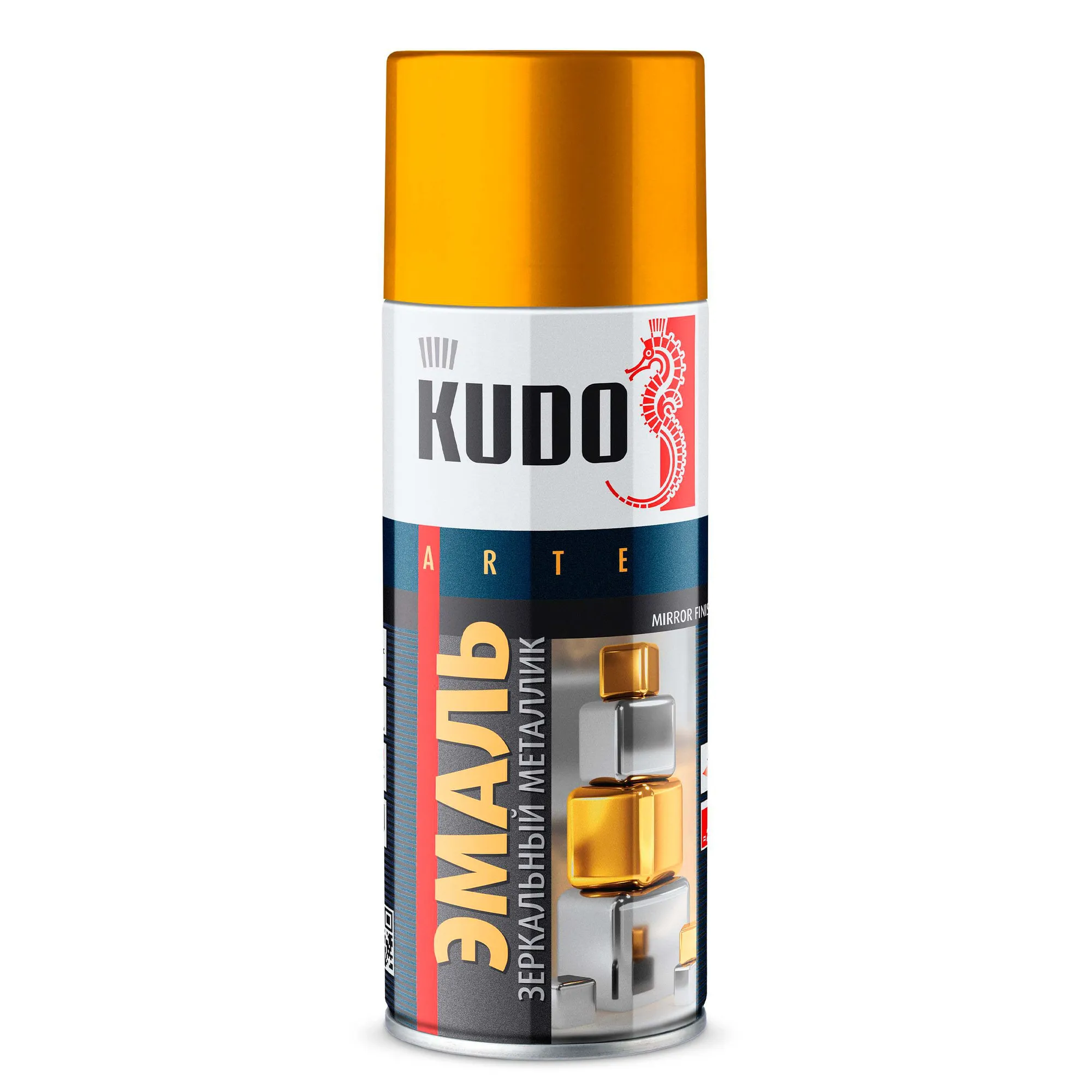 Эмаль универсальная зеркальное золото KUDO ku1034