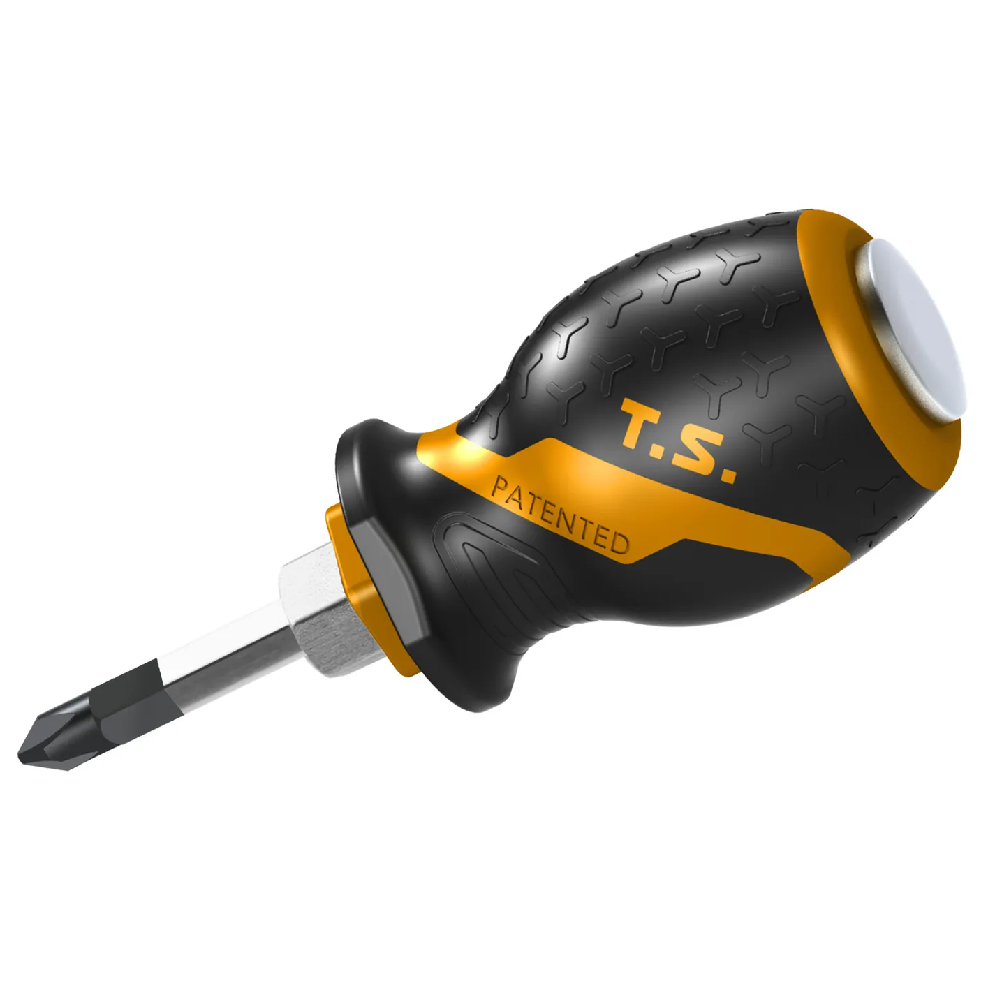 Отвертка крестовая GRIPro, Phillips №2, 38 мм, силовая