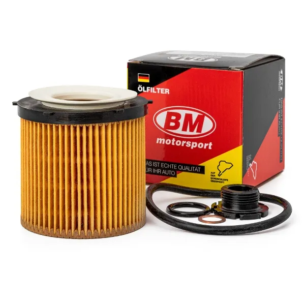 Фильтр масляный, (вставка) для BMW 3 (11-18), 5 (11-17), X1 (11-16), X3 (11-17) BM FO 7247