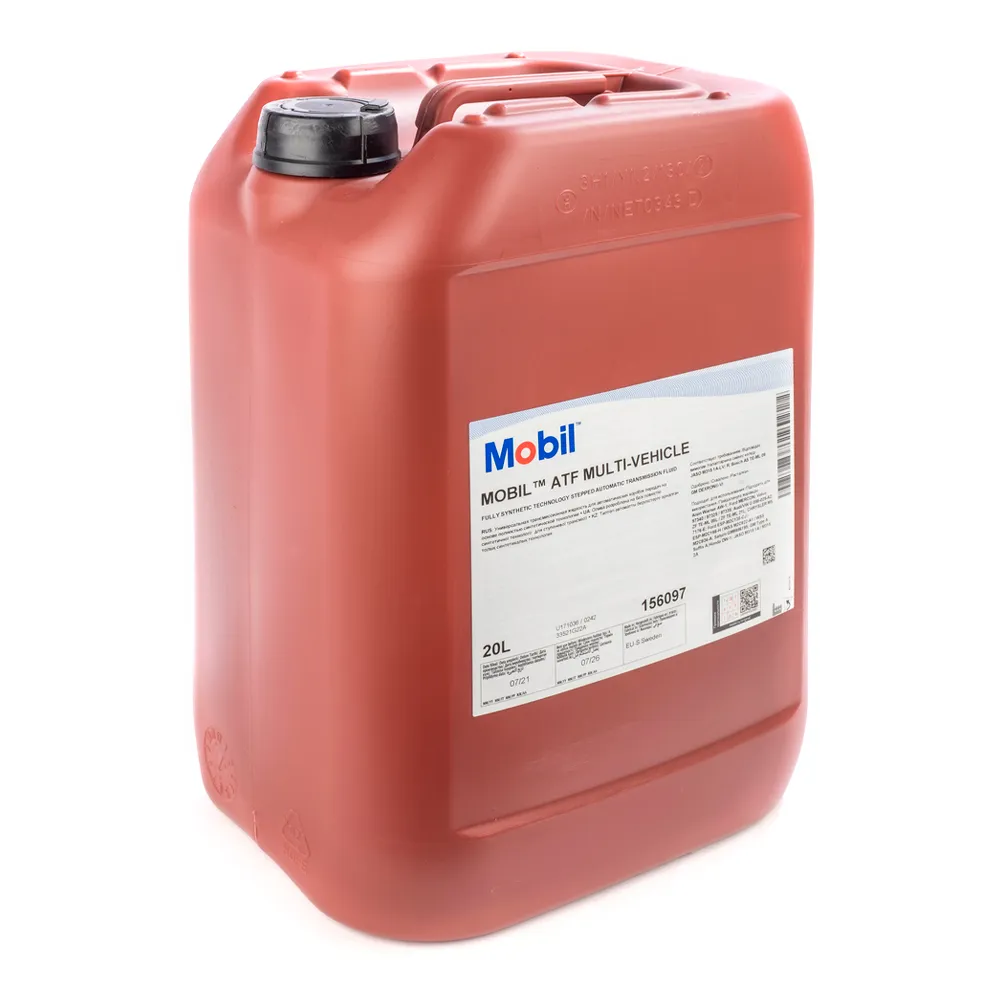 Масло трансмиссионное Mobil ATF Multi-Vehicle PAIL 20 л 156097