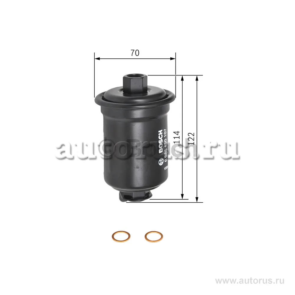 Фильтр топливный BOSCH 0986450107