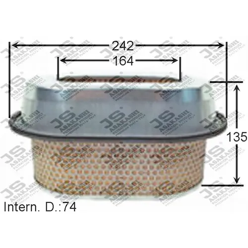 Фильтр воздушный MITSUBISHI SPASE GEAR L400 2.5TD 96- JS ASAKASHI A3009J