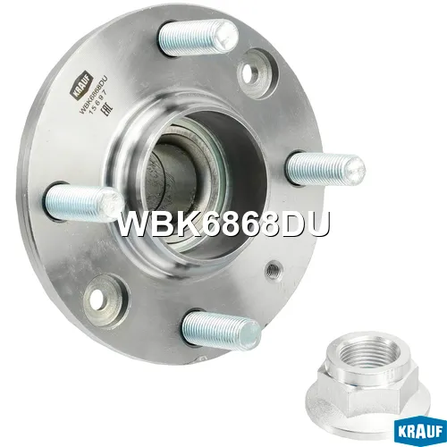 Ступица в сборе MITSUBISHI [задн, Kit] Lancer V,VI Saloon (CB_A,CD_A,CE_A,CJ_,CP_) Colt V,VI (CJ0,Z3 KRAUF WBK6868DU