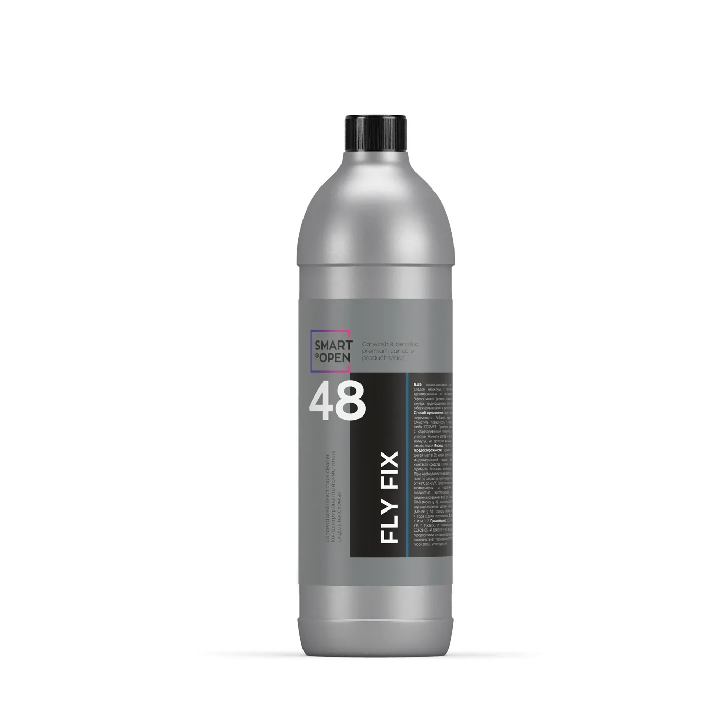 Концентрированный очиститель следов насекомых SMART FLY FIX 48 (1л) SMART OPEN 15481