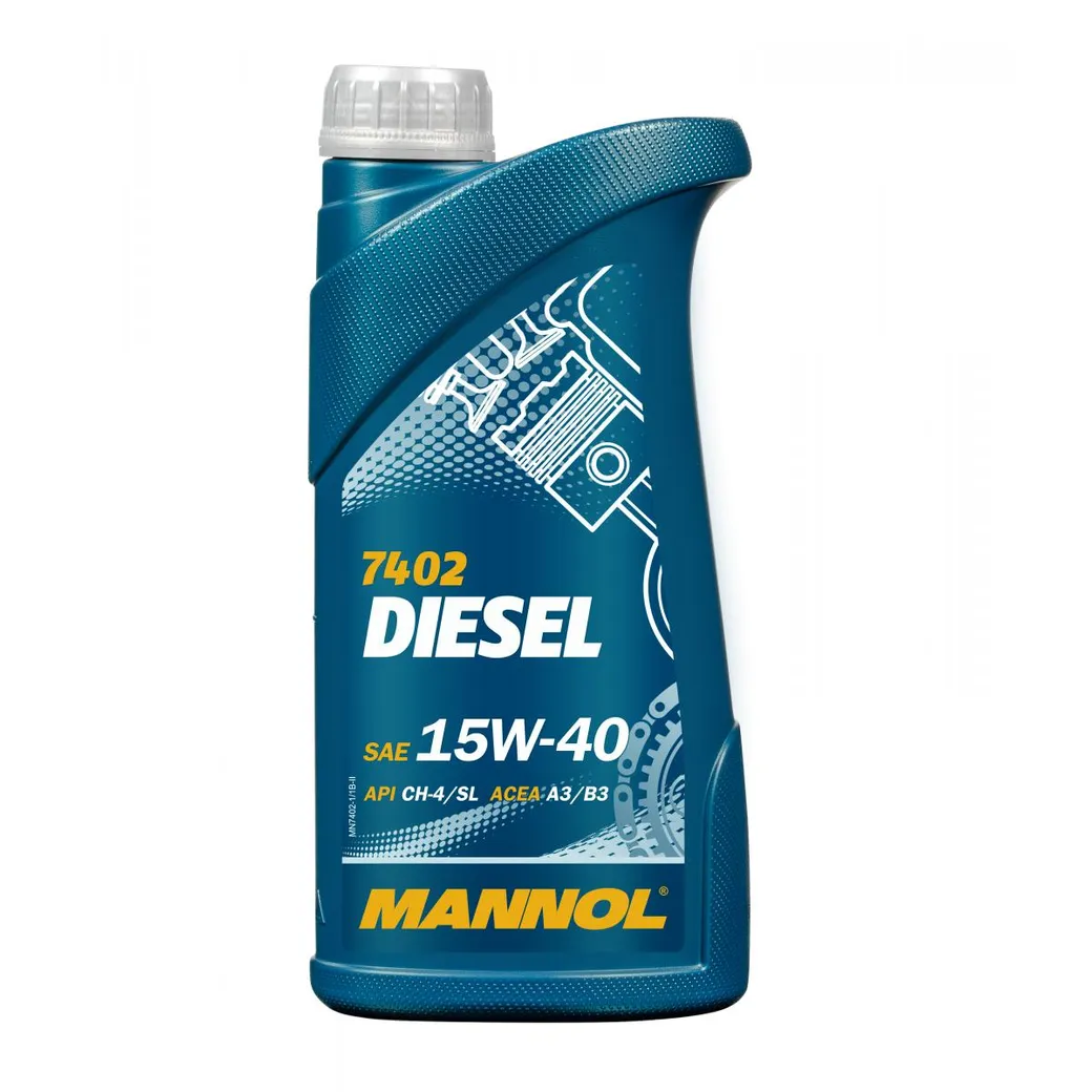 Масло моторное MANNOL Diesel 15W-40 минеральное 1 л 1205