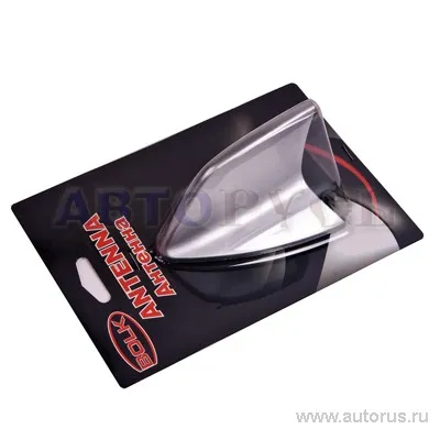 Антенна декоративная Плавник самоклеющаяся серебристая BOLK BK01604