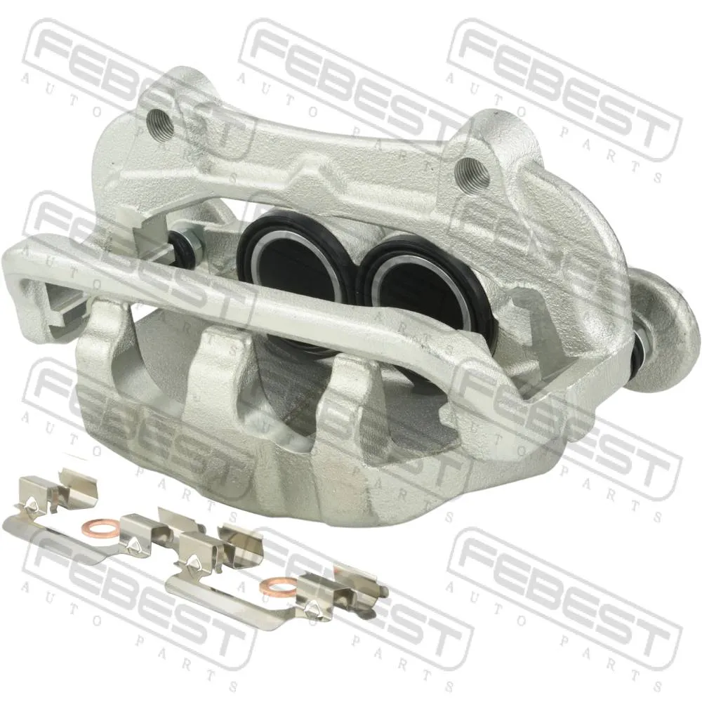Суппорт тормозной передний L (со скобой) LAND ROVER 4/DISCOVERY 4 2010- FEBEST 2977-L320FLH