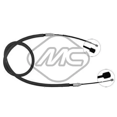 Трос ручника REN MEGANE SW/BREAK (DRUM BRAKE) DX/SX-RH/LH Metalcaucho 83085