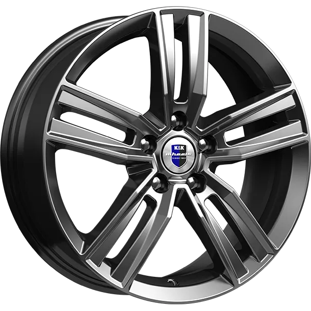 Диск литой R18 7J 5x114.3/67.1 ET45 КИК Танаис Дарк платинум 73948