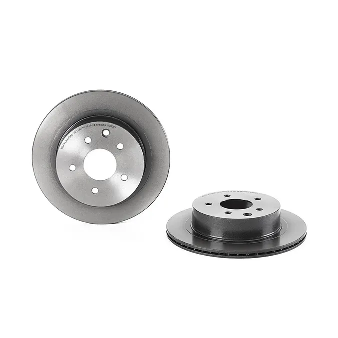 Диск тормозной задний NISSAN QASHQAI J10/X-TRAIL T31/RENAULT KOLEOS BREMBO 09.8969.21
