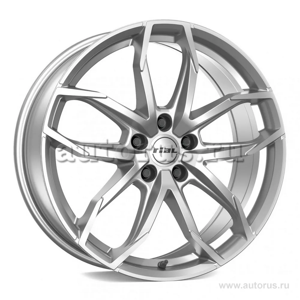 Диск литой R17 6.5J 4x100/63.3 ET38 Rial Lucca Polar Silver LUC65738A21-0