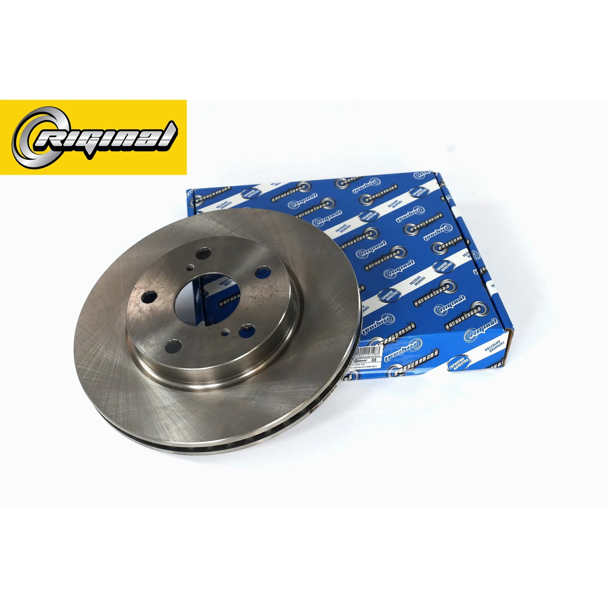 Диск тормозной для а/м TOYOTA AURIS (E15) 2006-2012 / COROLLA E15 2006-2013 передний(DF4810) RIGINAL RGDF4810