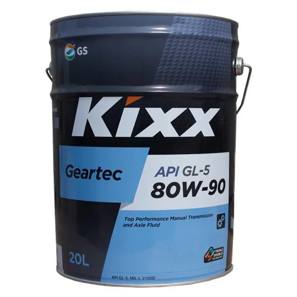 Масло трансмиссионное Kixx GEARTEC 80W90 полусинтетическое 20 л L2983P20E1