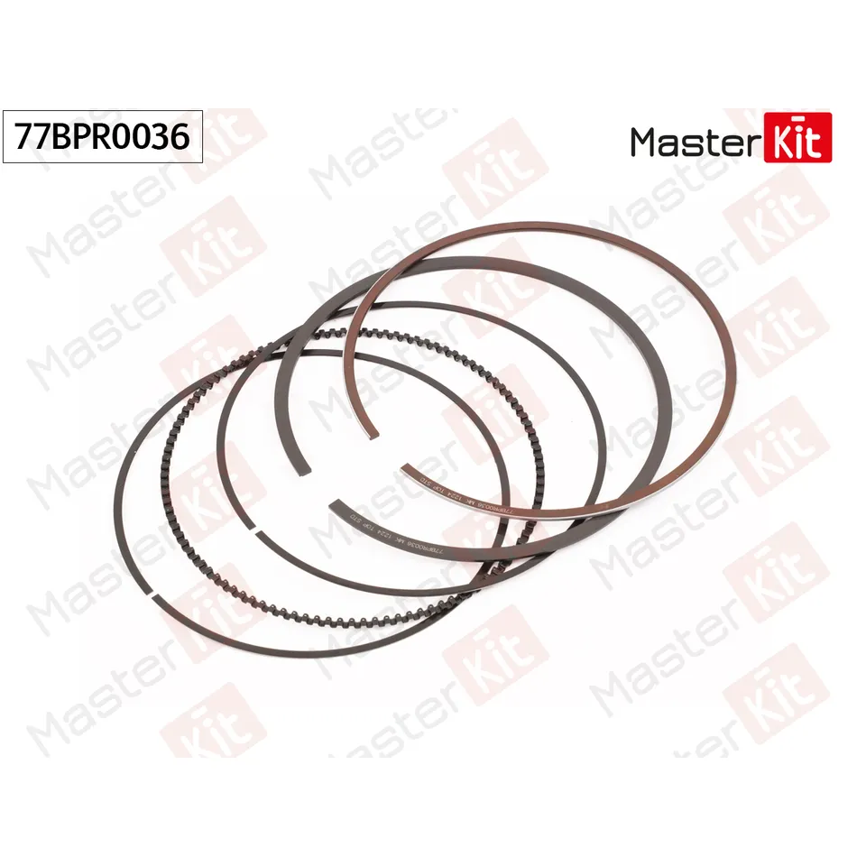 Кольца поршневые (к-т на 1 поршень) (STD) TOYOTA 2AZ-FE MASTERKIT 77BPR0036