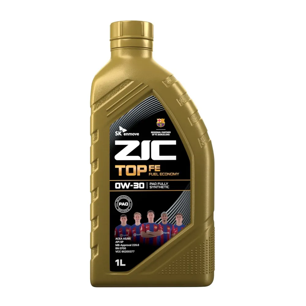 Масло моторное ZIC TOP FE 0W-30 синтетическое 1 л 132680