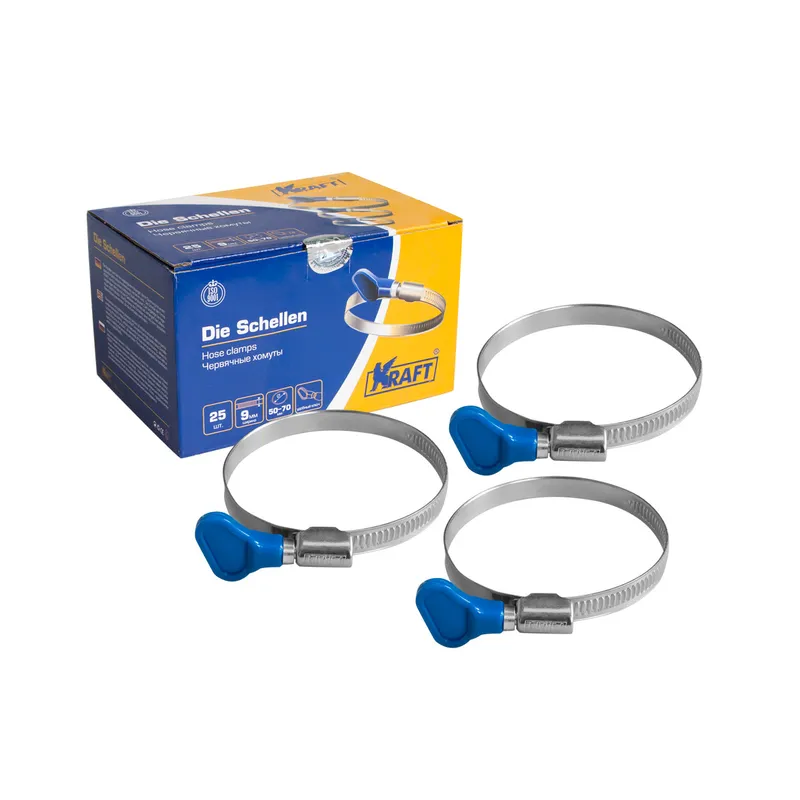 Хомут с ключом 50-70 мм OBERKRAFT KRAFT KT880509