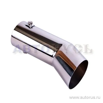 Насадка на глушитель 63x185x63 мм хром BOLK BK01439