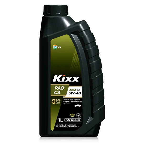 Масло моторное KIXX PAO 5W-40 синтетическое 1 л L2092AL1E1