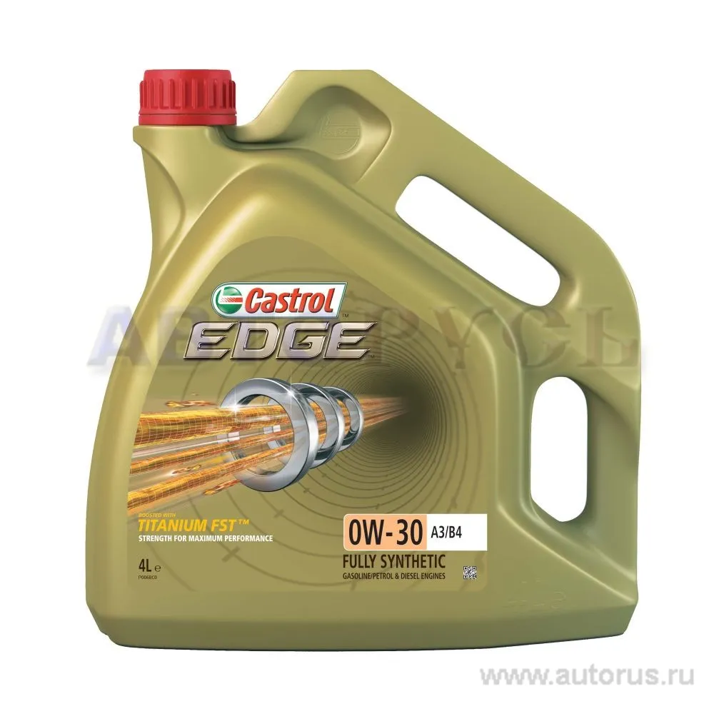 Масло моторное CASTROL EDGE FST A3/B4 0W-30 синтетическое 4 л 157E6B