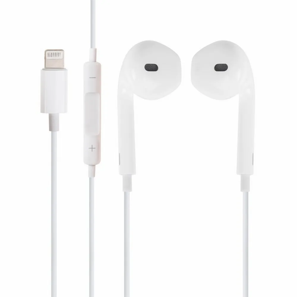 Наушники REXANT с микрофоном и разъемом Lightning белые для iPhonexREXANT 18-2010-9