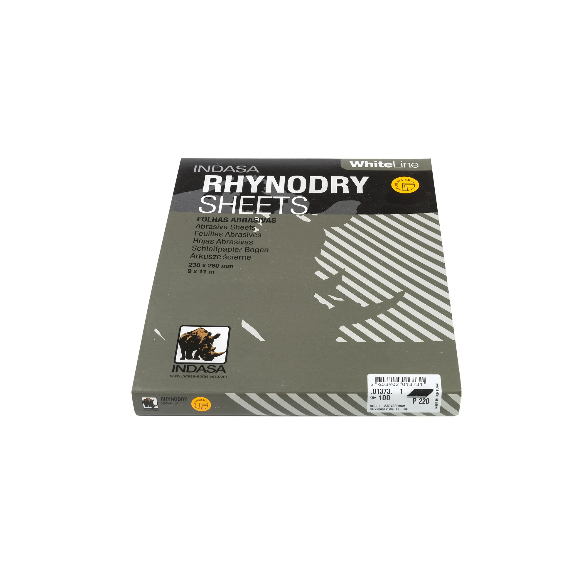 Лист RHYNODRY 230 мм x280 мм Р220 Indasa 01373