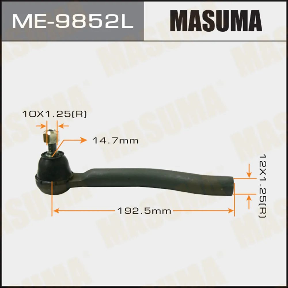 Наконечник рулевой L NISSAN JUKE MASUMA ME-9852L
