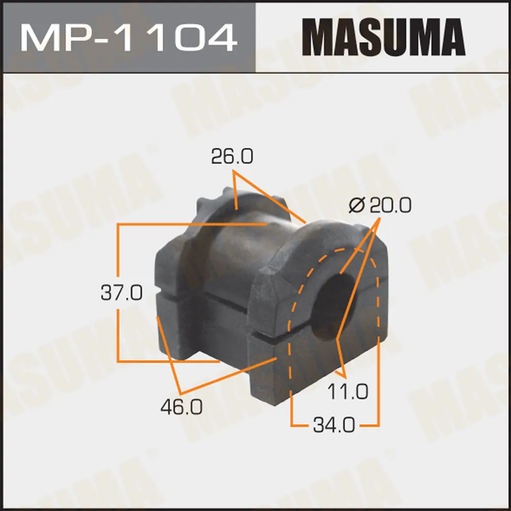 Втулка стабилизатора MITSUBISHI GALANT FORTIS MASUMA MP-1104