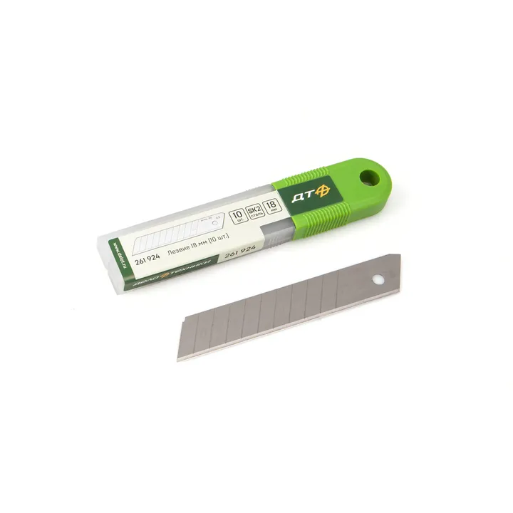 Лезвие 18 мм, ∠60°, 10 шт Дело Техники 261924