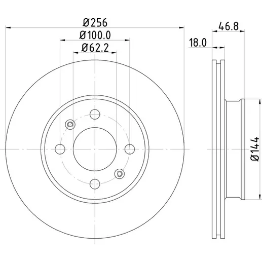 Диск тормозной NISSHINBO ND6080K