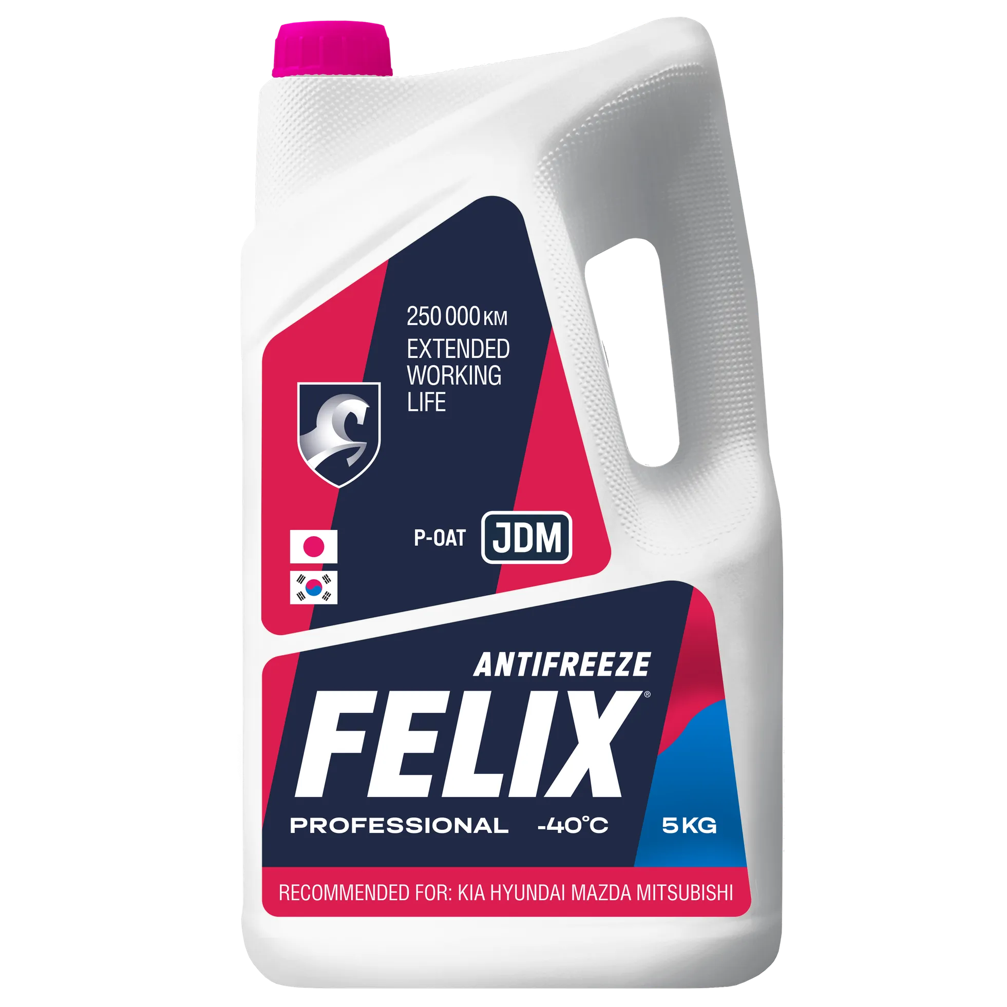 Антифриз Felix JDM G12++ готовый розовый 5 кг 430206402