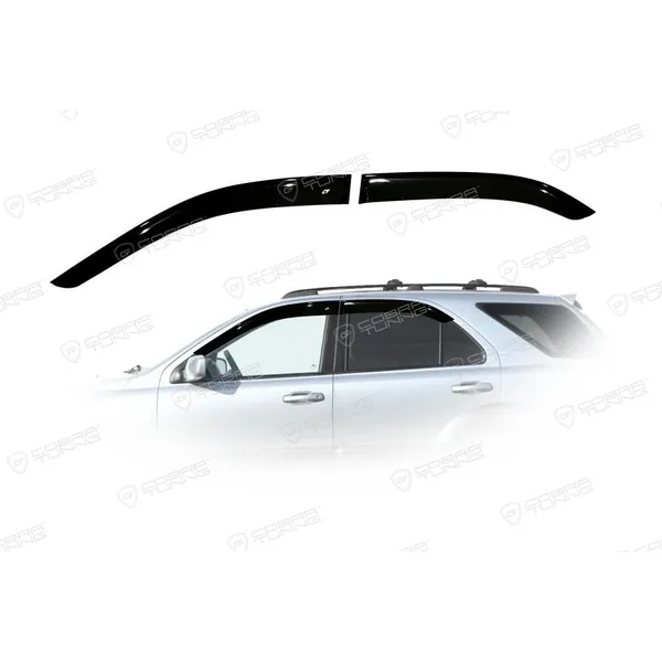 Дефлектора на окна Kia Sorento (BL) 2002-2009EuroStandard деф.окон Cobra Tuning KE11102