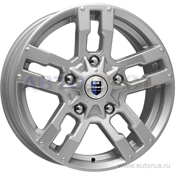 Диск литой R16 6J 5x139.7/98 ET40 КИК Штокман сильвер 18764